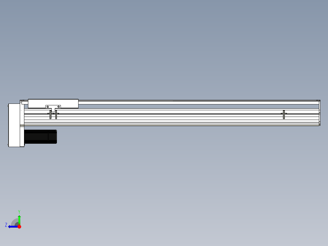Toyo东佑达直线模组-ETH22-1050-BM-400W+煞車右视图