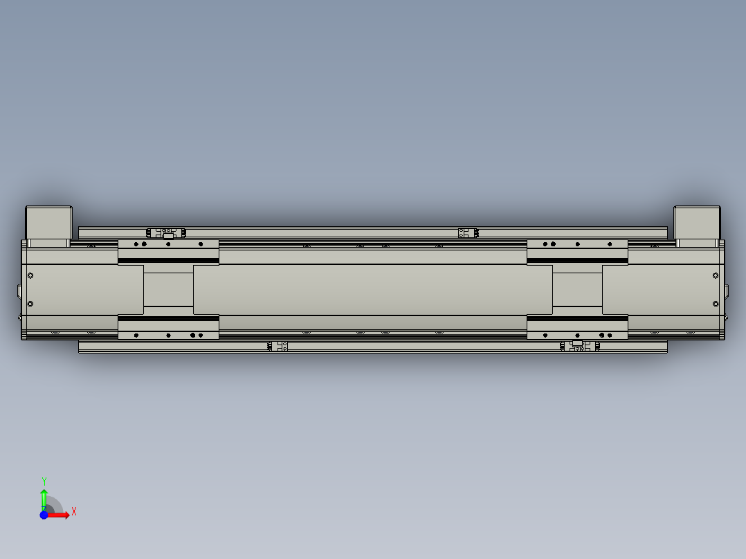 威洛博双电机滑台-VBF14S2-L50-S400-BD-P40-C6前视图
