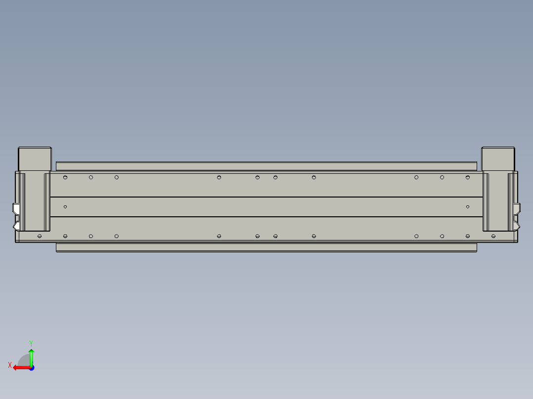 威洛博双电机滑台-VBF14S2-L50-S400-BD-P40-C6后视图