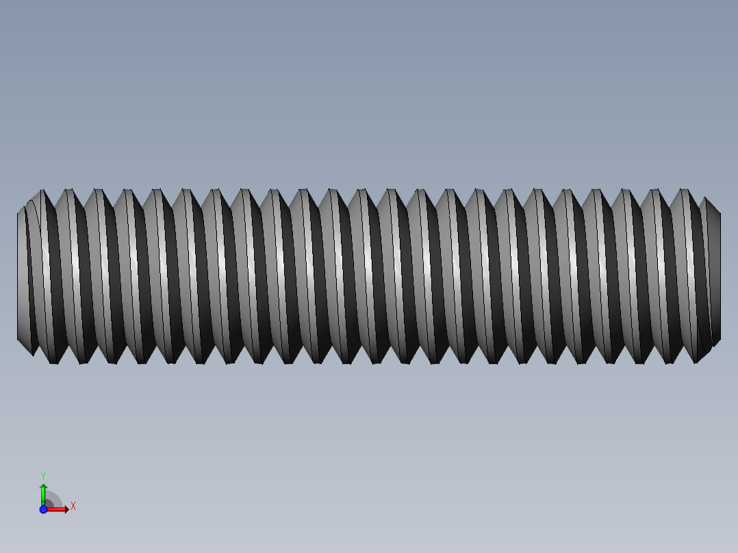 DIN 913-ISO 4026 固定螺钉-M3 L=12.SLDPRT前视图