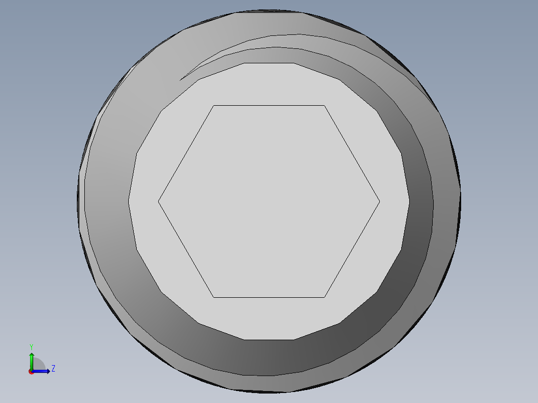 DIN 913-ISO 4026 固定螺钉-M3 L=12.SLDPRT左视图