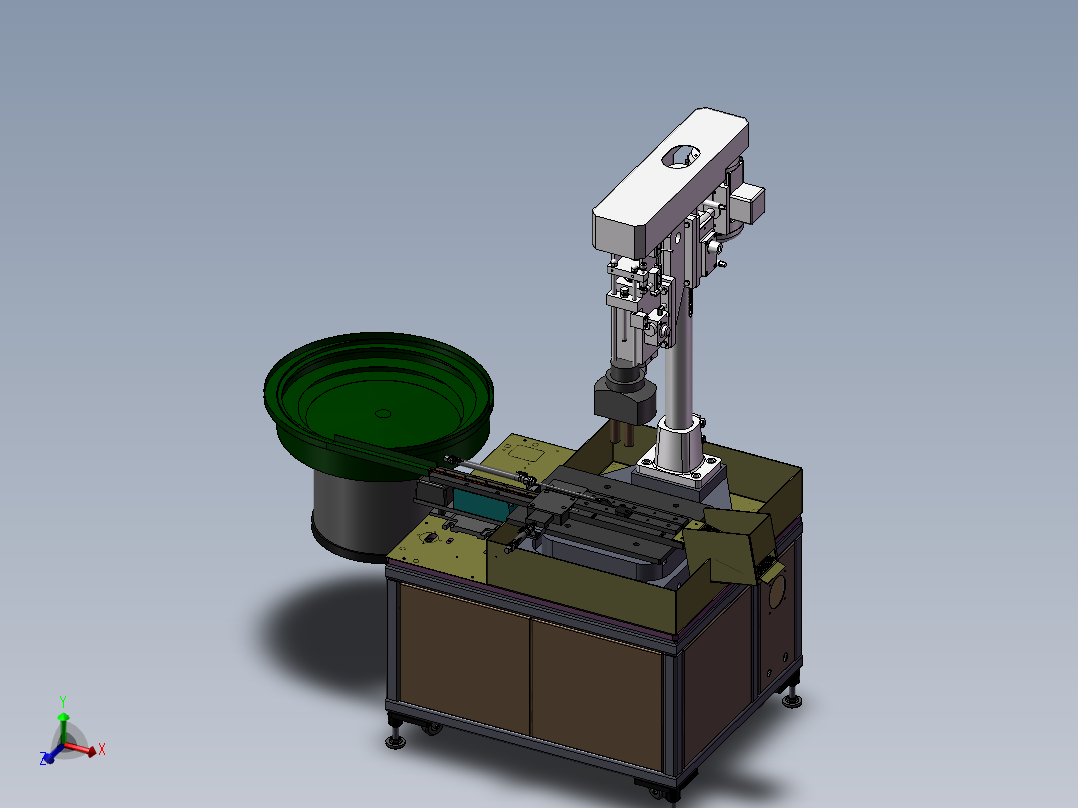 双头攻丝机 非标自动化设备<span style='color: red'>3D</span>图纸<span style='color: red'>3D</span>模型