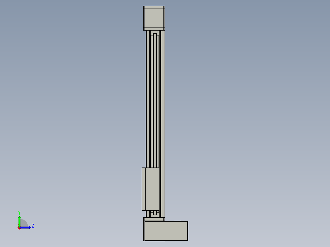 欧规系列-GB8-L96-S550-BLD-P40-MS3左视图