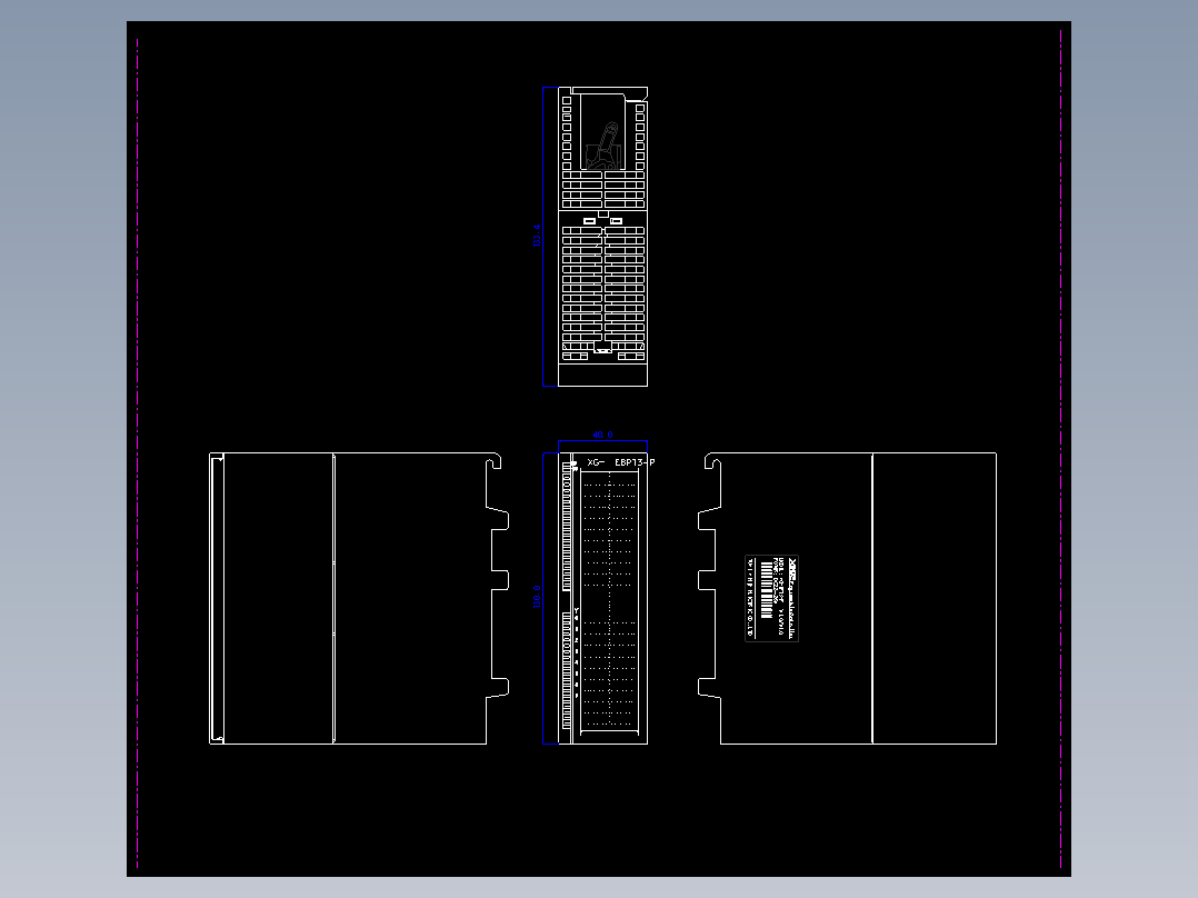 XG-E8PT3-P外观尺寸图