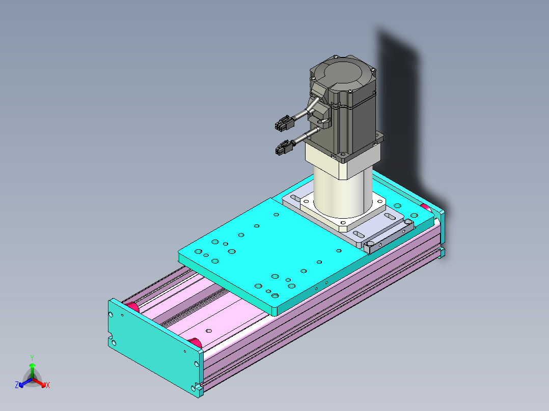 东锦齿条传动DH175G-L167-S100-BU-减速机+750W