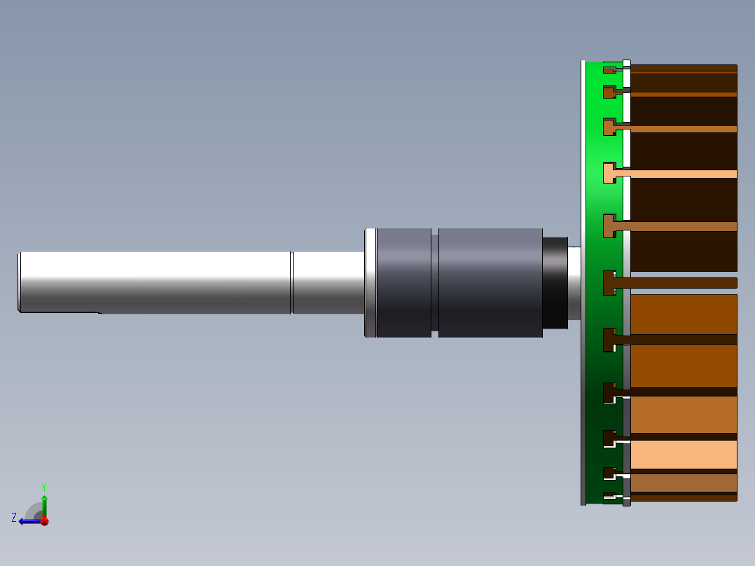 毛刷曲面轮装配==710065==25右视图