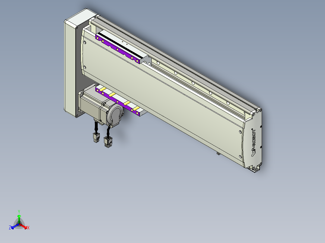 威洛博QF17-Lxx-C-S300-BL-ZP40-C3正等轴测图