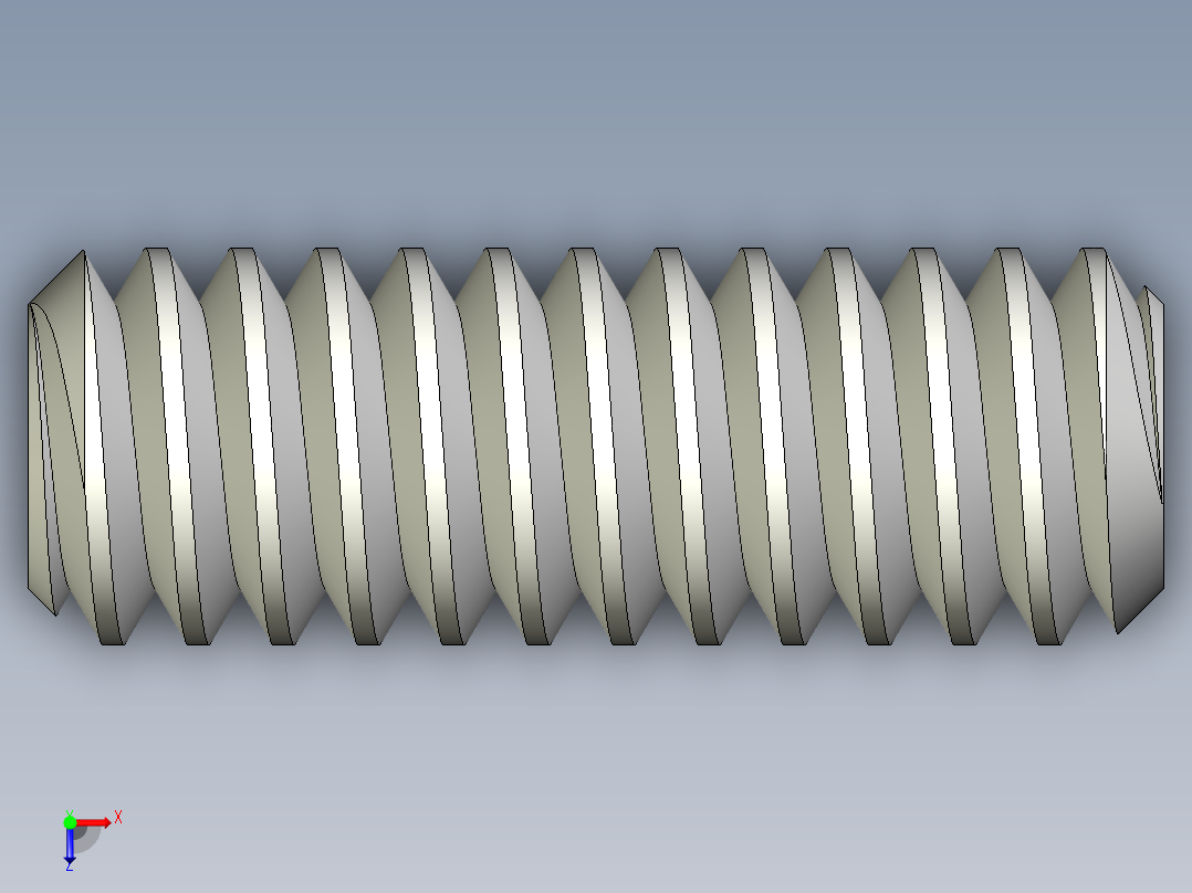 DIN 913-ISO 4026 固定螺钉-M1.4 L=4.STEP俯视图