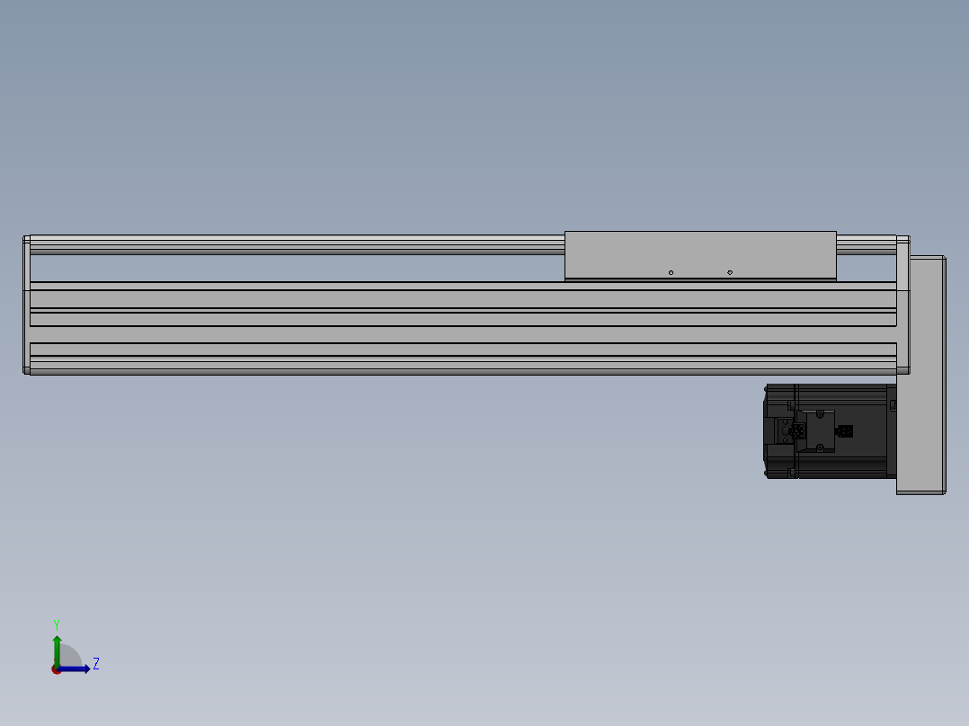 精密模组MY220-T10-400L-BM-P75B-C4-C左视图