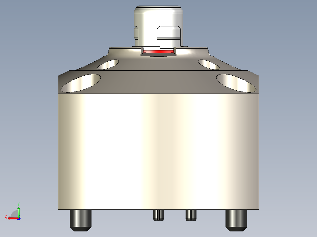 KOSMEKSFA3000-G0A-140多系列多零件图纸模型多系列多零件图纸模型后视图