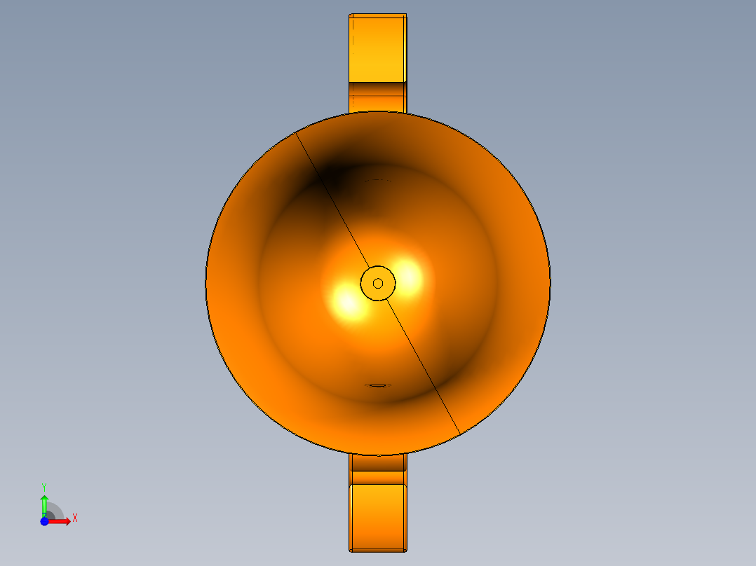 3d打印奖杯前视图