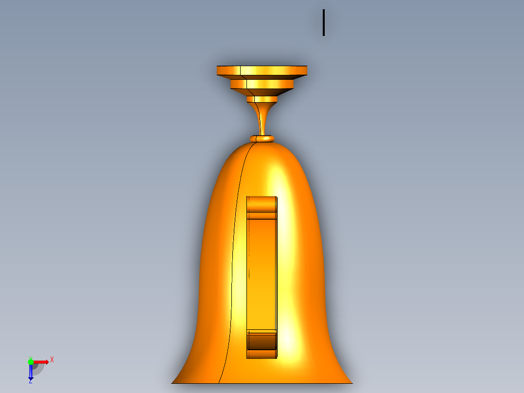 3d打印奖杯俯视图