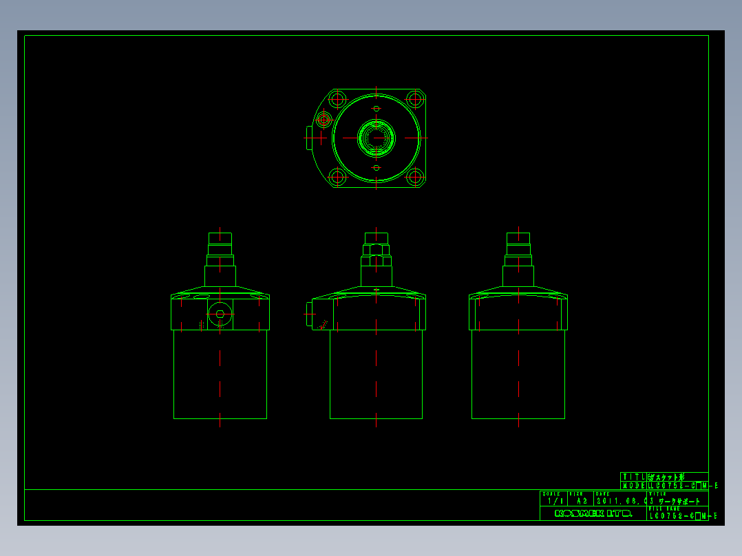 KOSMEKLC0752-CxM-E多系列多零件图纸模型多系列多零件图纸模型
