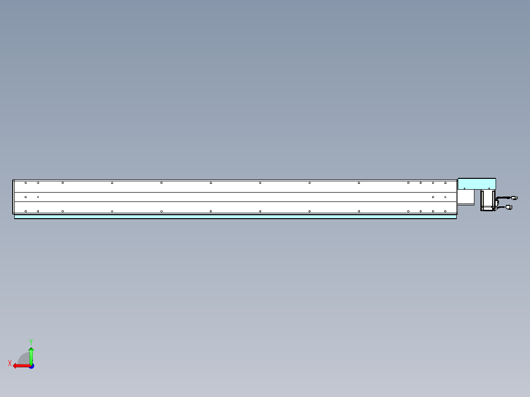 威洛博VBC同步带传动一无尘环境VBC14-L45-S1500-BR-ZP40-C3后视图