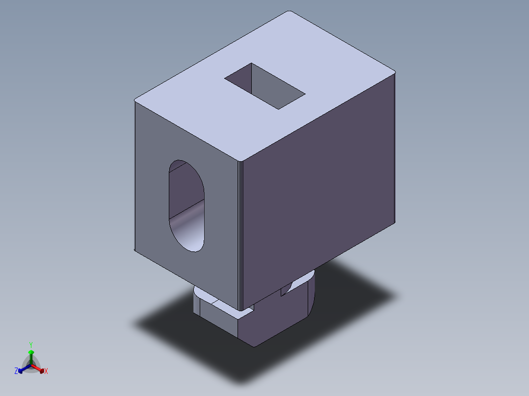 铝型材及其附件6.21.10.06.SLDPRT正等轴测图
