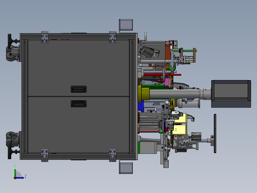 微型断路器保险丝组装设备（含DFM)sw17可编辑左视图