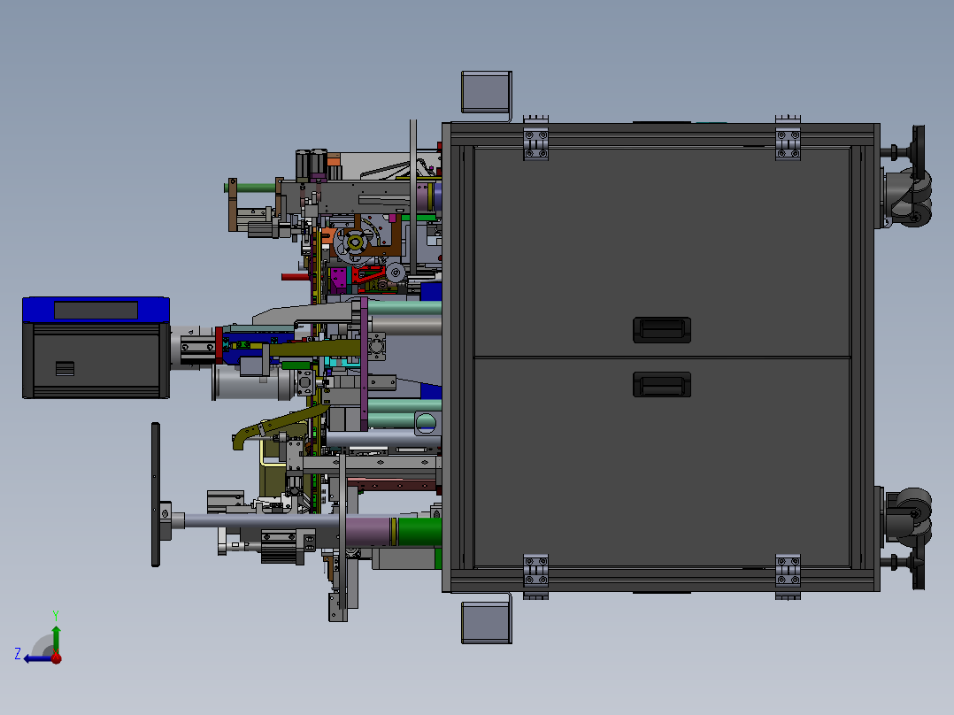 微型断路器保险丝组装设备（含DFM)sw17可编辑右视图