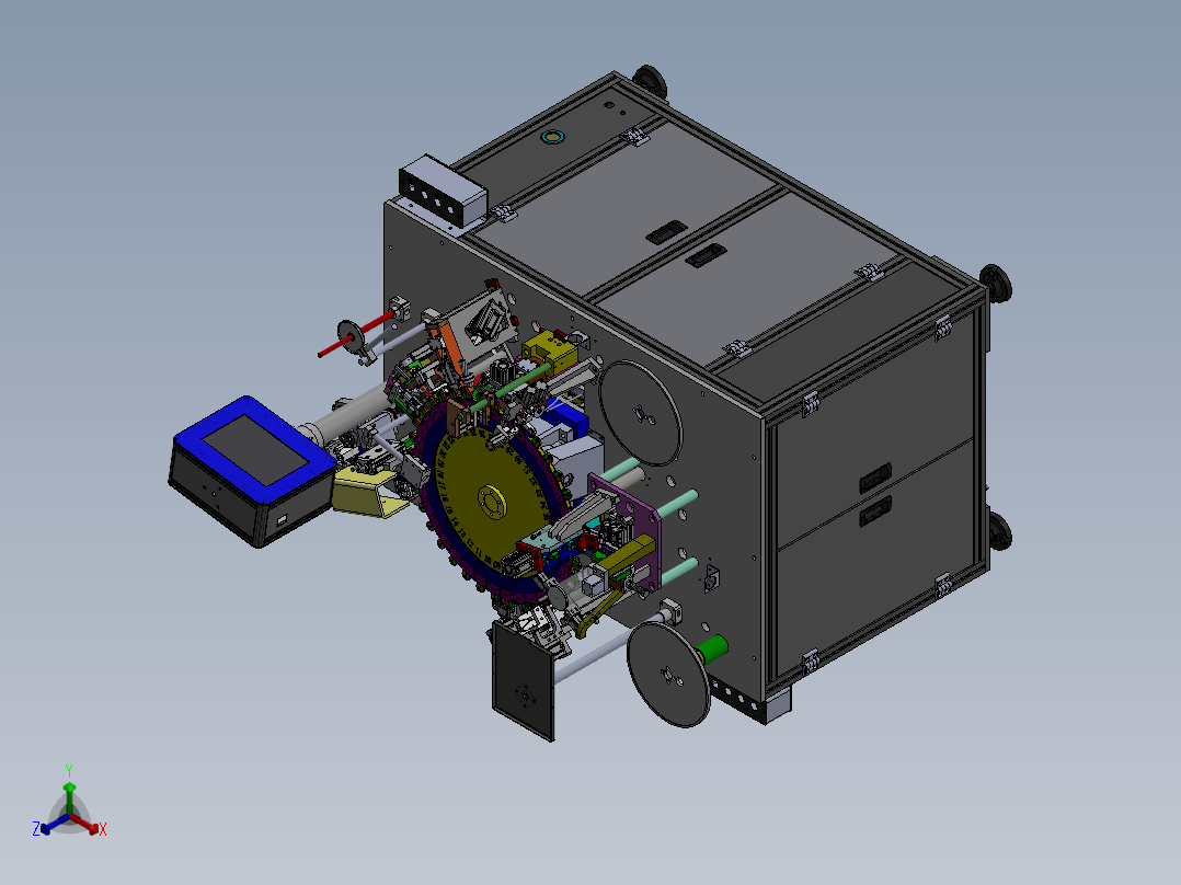 微型断路器保险丝组装设备（含DFM)sw17可编辑正等轴测图