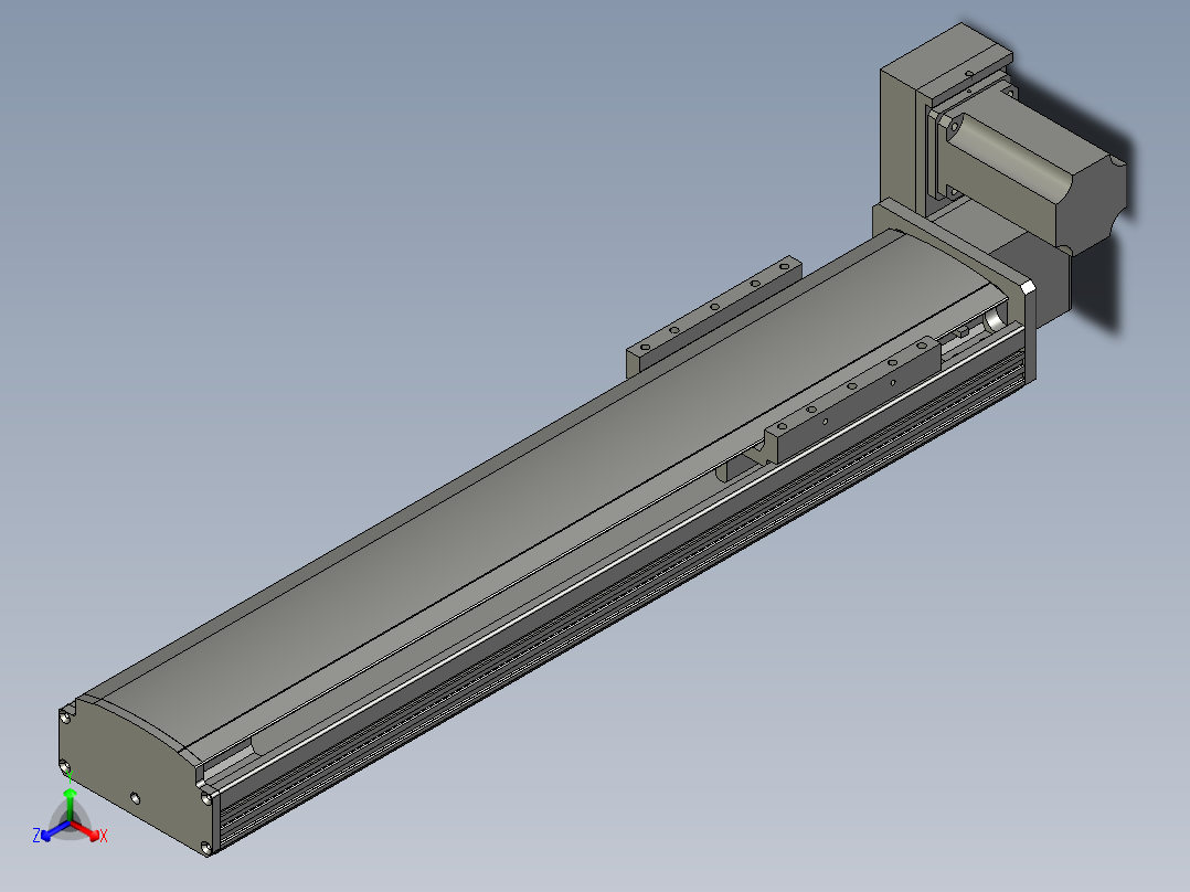 CCTL模组同步带-TL135B-RU-400正等轴测图