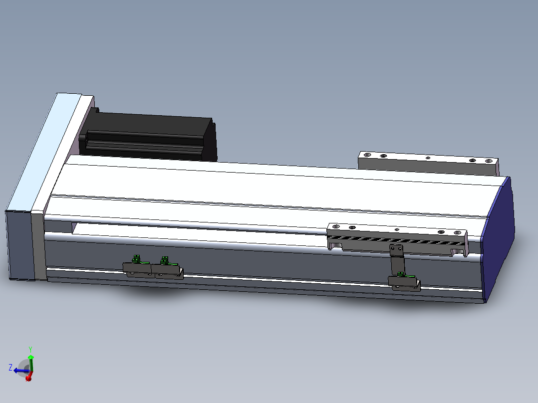 电动滑台模组SDM175右折模型