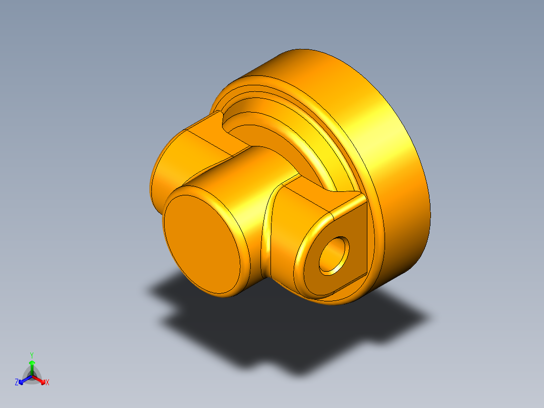 UG过滤器模型正等轴测图