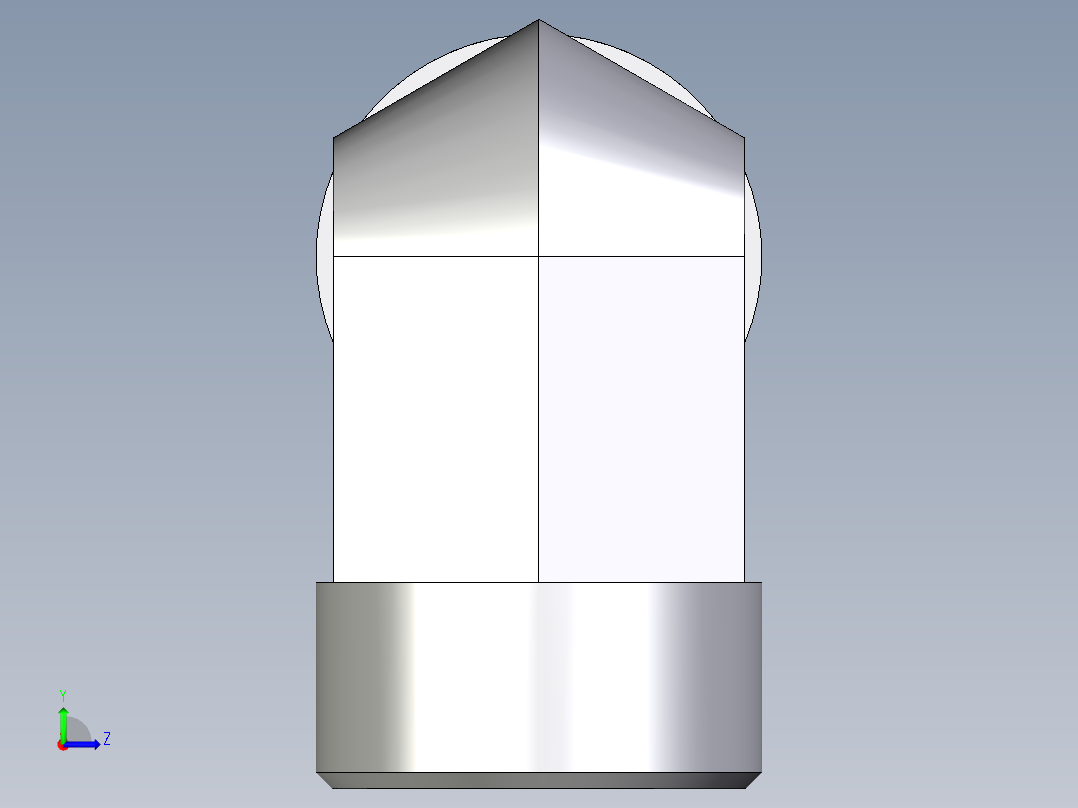 卡套式工业通用硬管接头EO_Union_elbow_W18L71X左视图