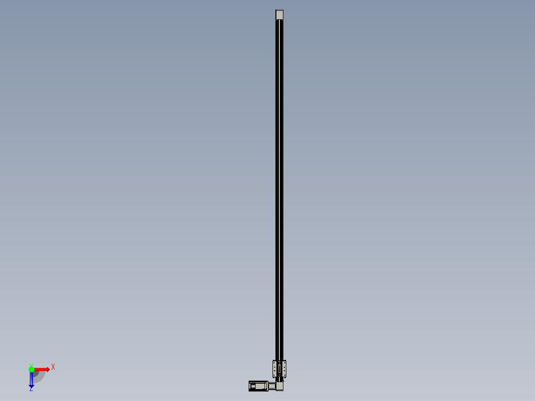威洛博直线电机模组EB4-L80-S1850-R-57-MS3俯视图