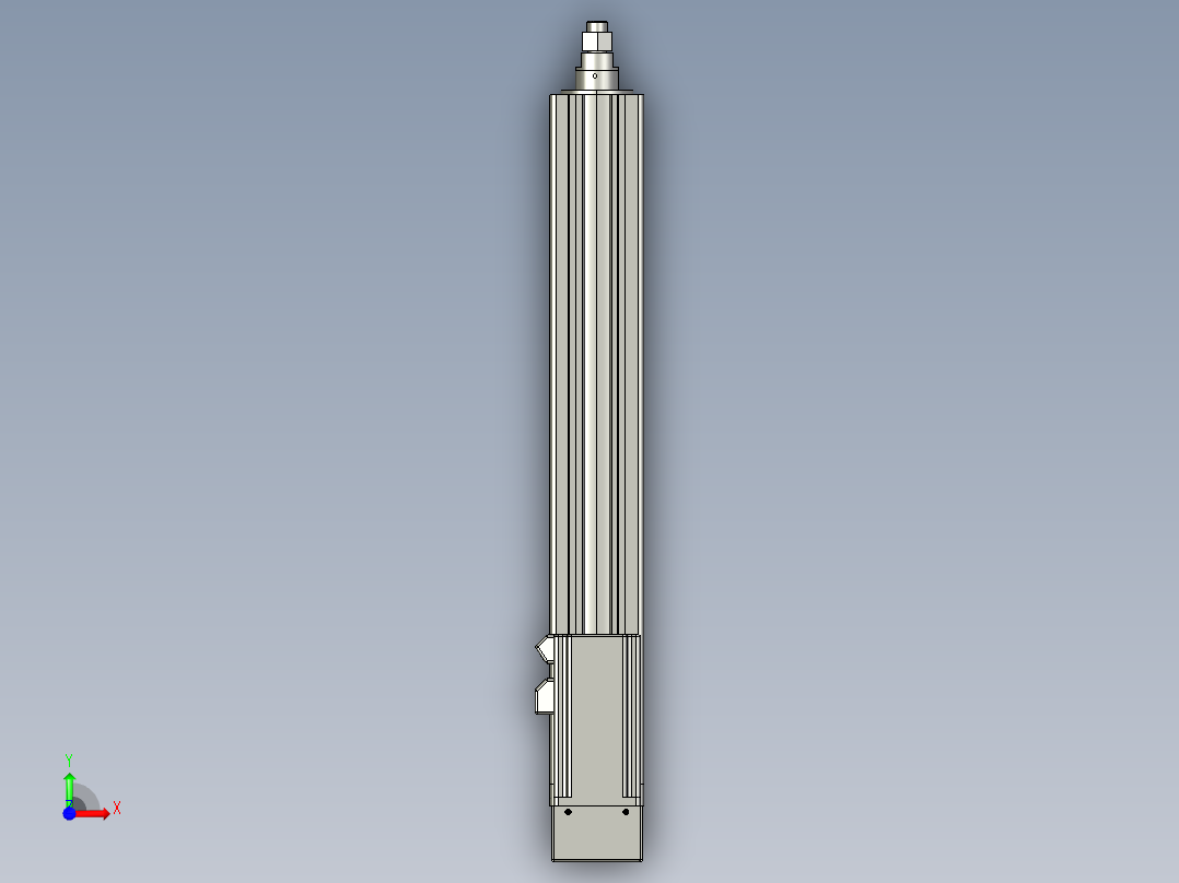 12VZ电动缸-VZ6-S350-BD前视图