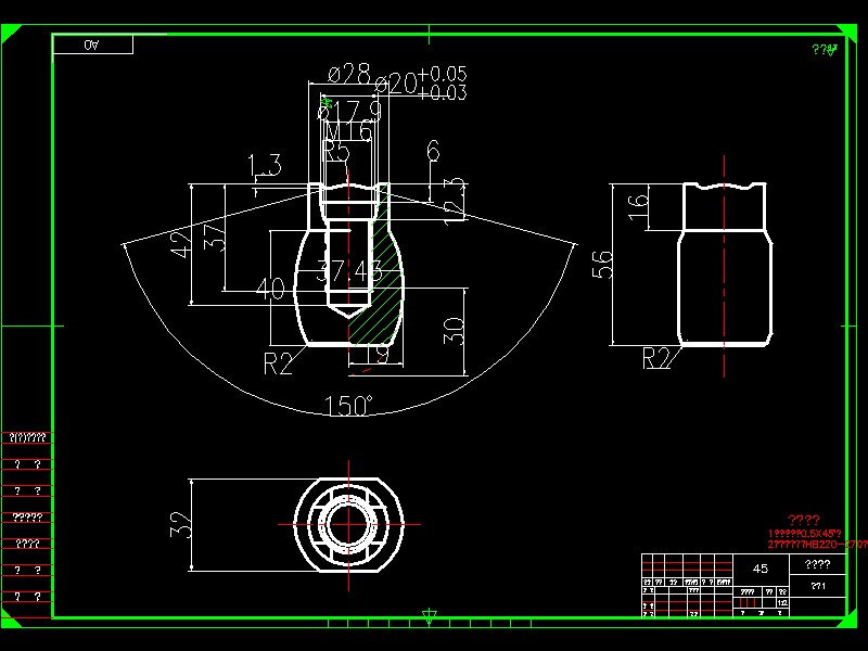 Q442-芯轴套数控加工工艺及编程设计