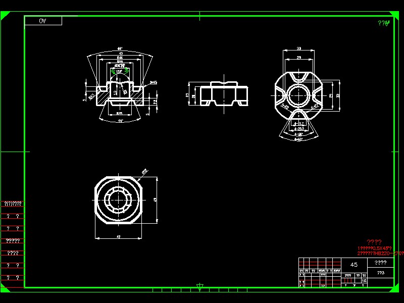 Q442-芯轴套数控加工工艺及编程设计