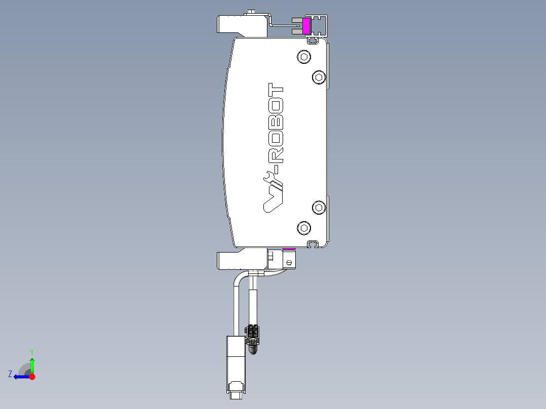 威洛博VL系列3d模型模组VL17E1Y-S850右视图
