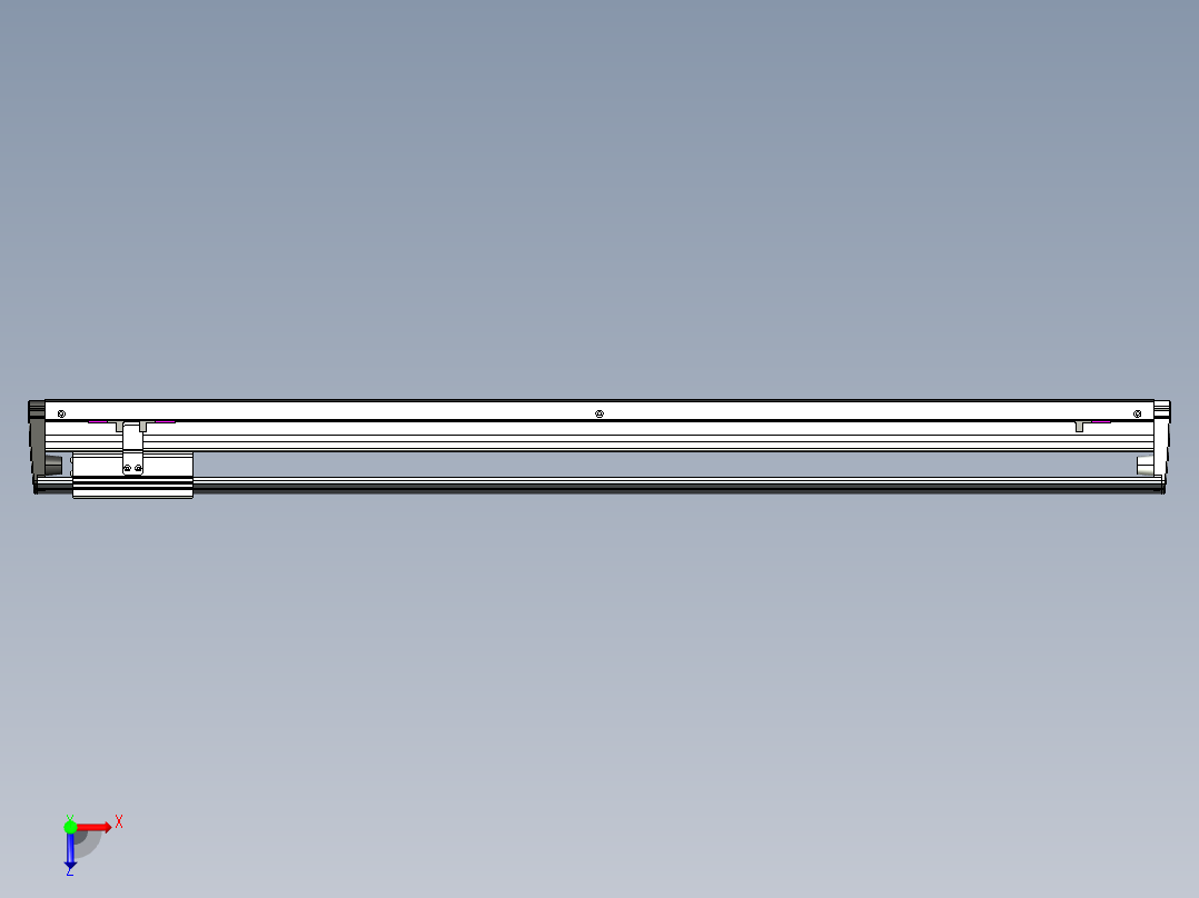 威洛博VL系列3d模型模组VL17E1Y-S850俯视图