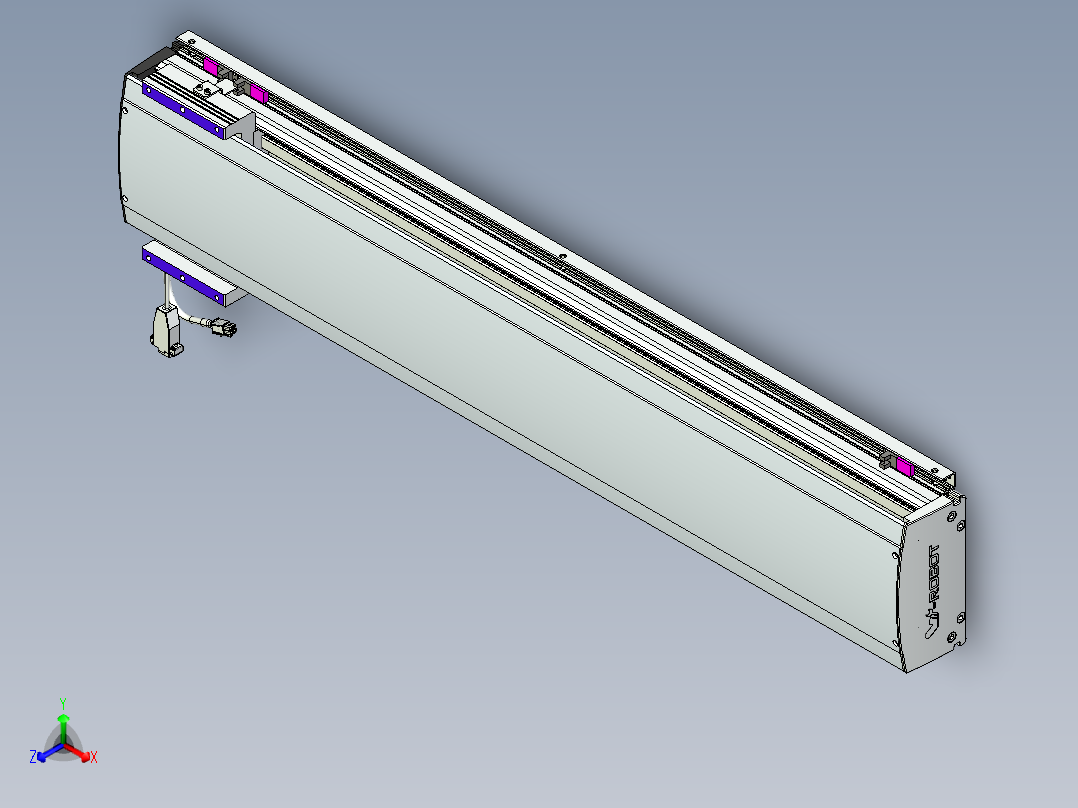威洛博VL系列3d模型模组VL17E1Y-S850正等轴测图