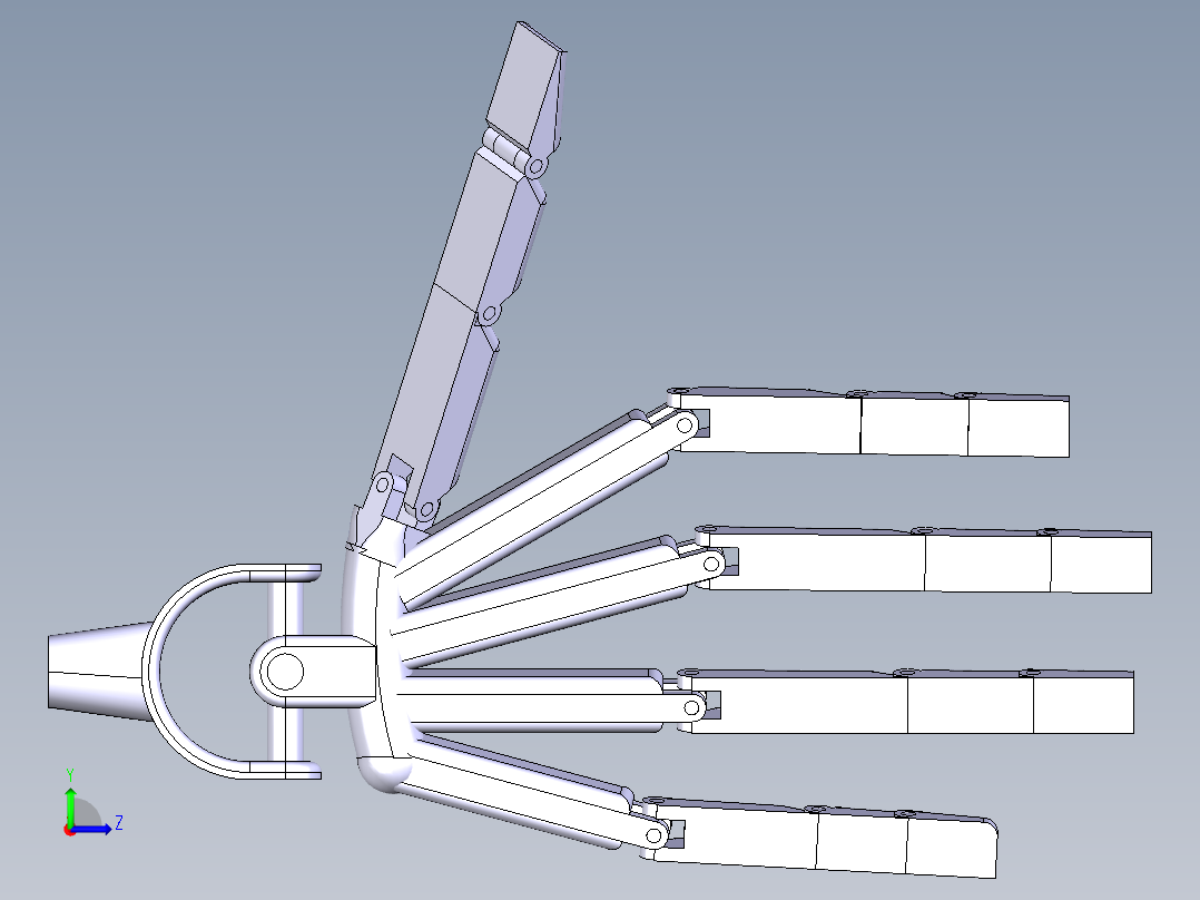 仿生机械手 (7)左视图