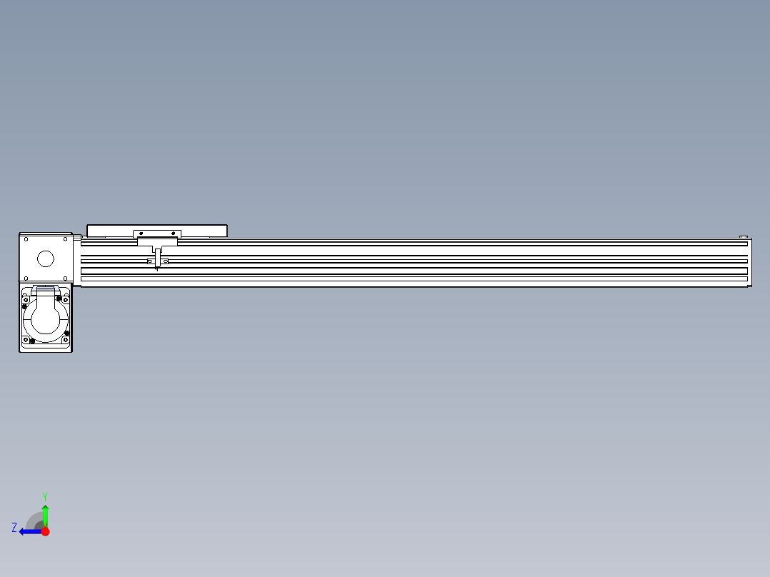 同步带全封闭直线模组TPA-HCB-120D-90-L600-LP-C-P40-N3右视图