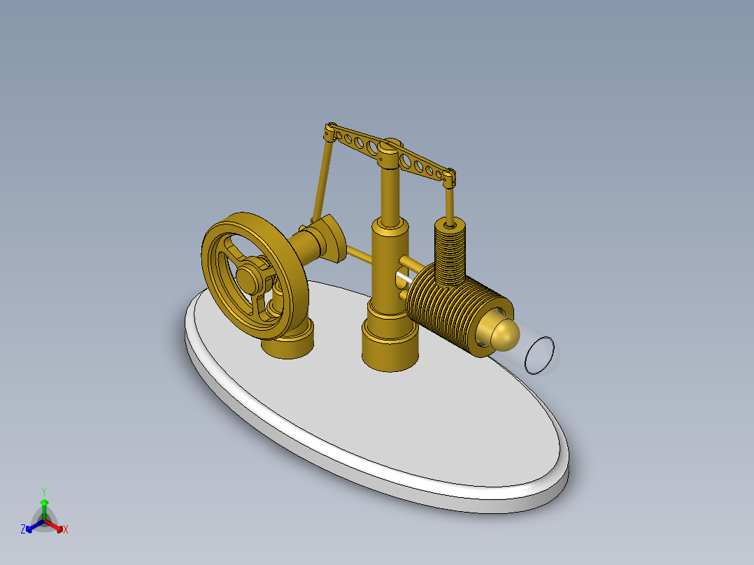 发动机 (50)正等轴测图