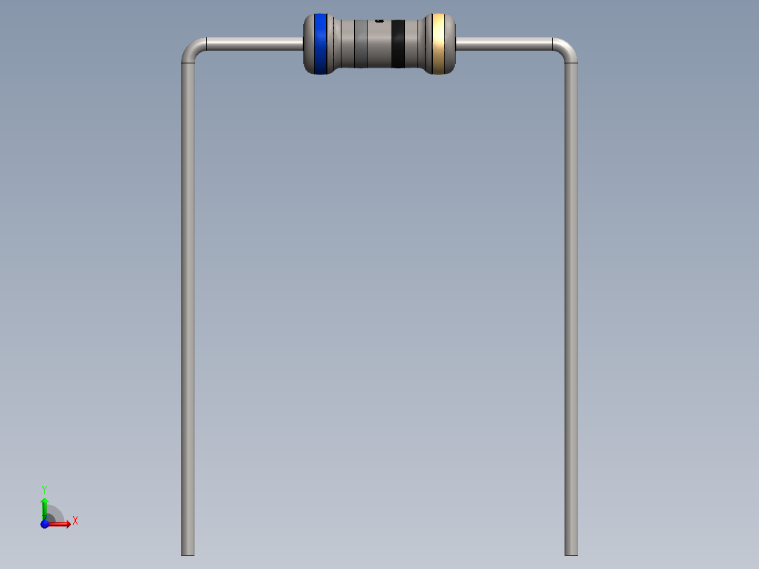 电容器 二极管 电阻器-Resistor 68 Ohm前视图