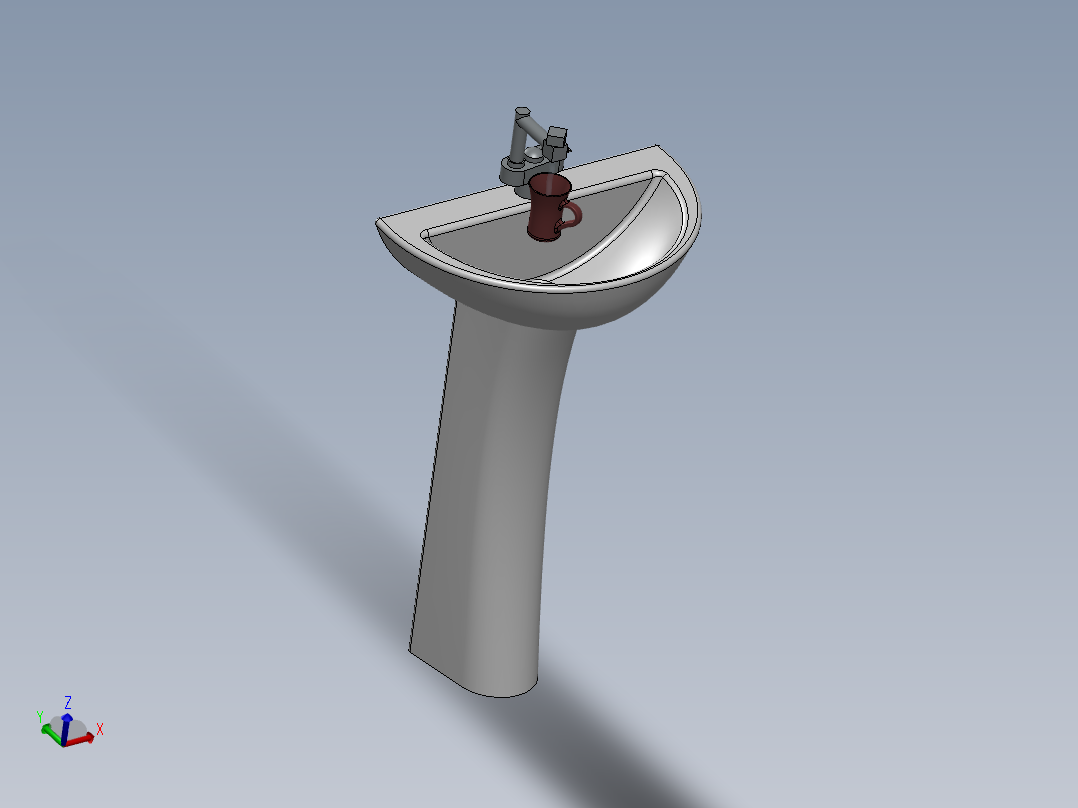 solidworks 盥洗<span style='color: red'>盆</span>