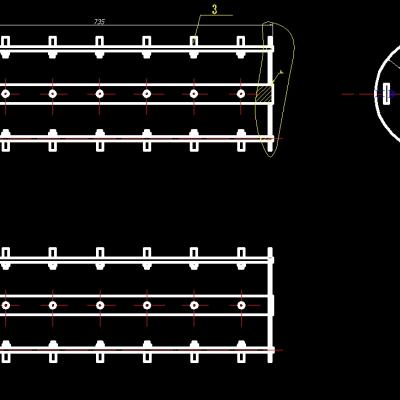 玉米脱粒机CAD图纸 机械设计参考资料设计素材