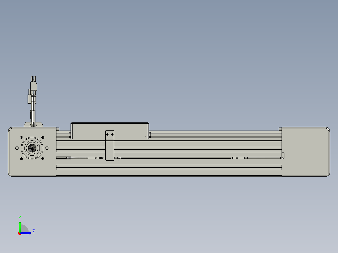 威洛博直线电机模组EB6-L140-S200-R-P40-MS3左视图