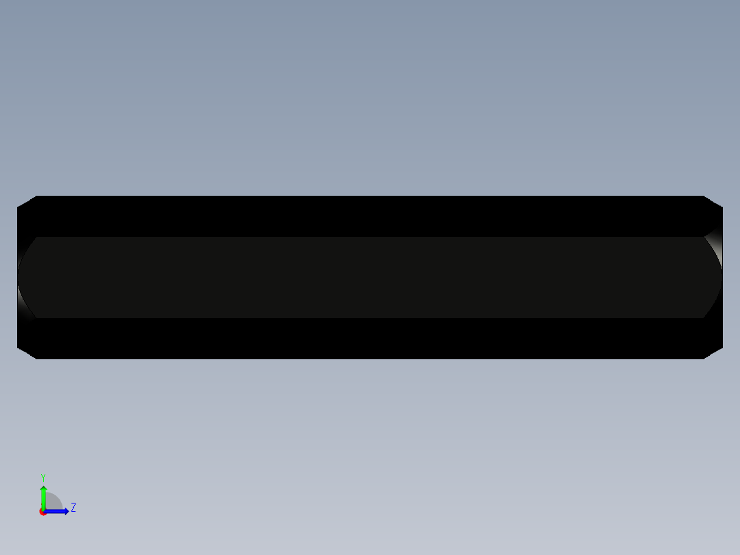 印刷电路板用六角垫片M3母-母，长度从5毫米到60毫米左视图