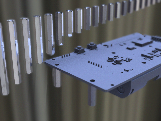 印刷电路板用六角垫片M3母-母，长度从5毫米到60毫米