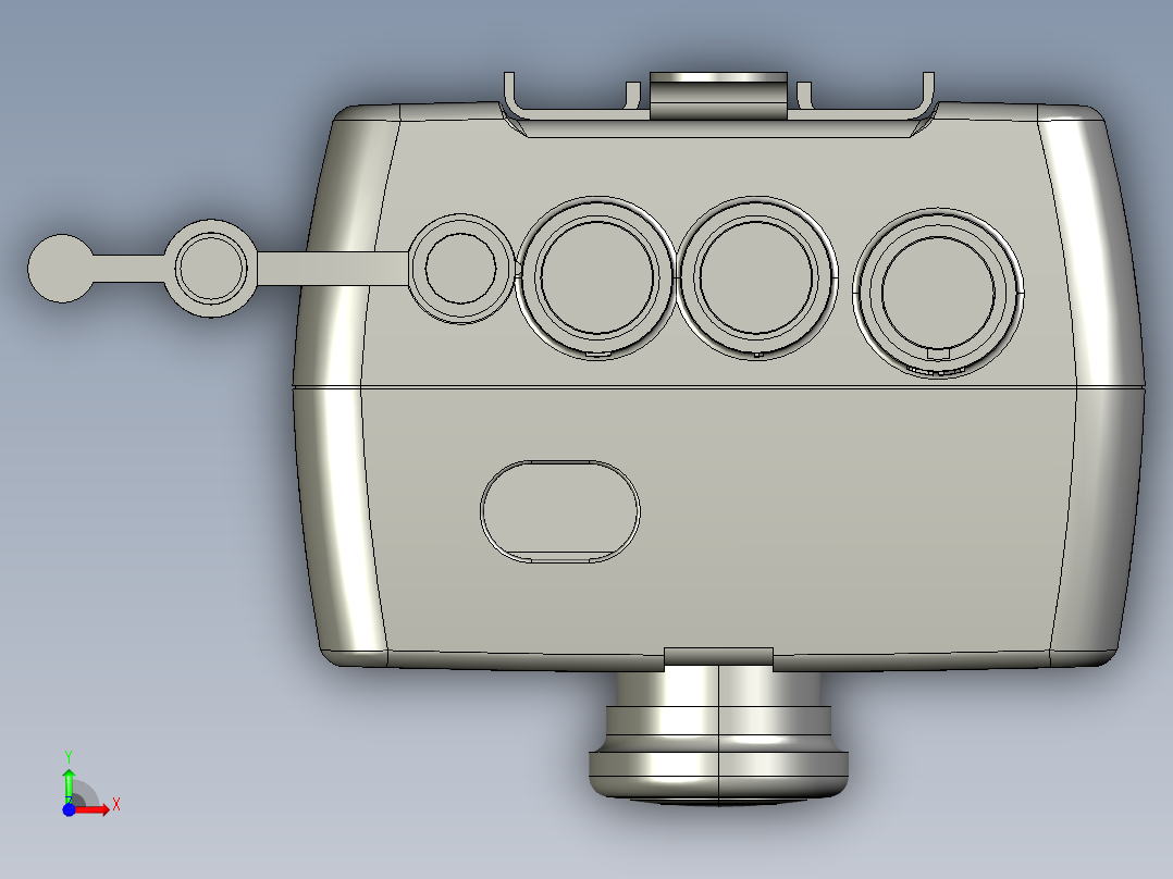 上银线性制动器STEP_LAK2J前视图