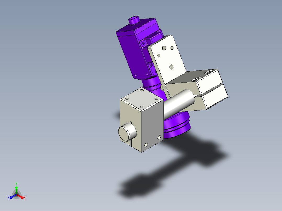 激光头+调整机构==775349==10正等轴测图