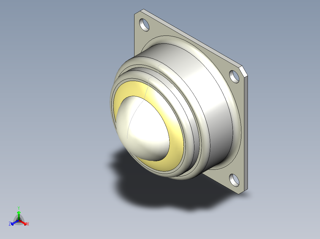 萬向滾珠38-3D多系列多零件图纸模型