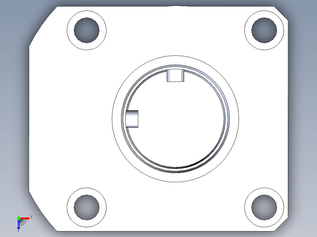 KOSMEKLHA0750-SR-F多系列多零件图纸模型俯视图