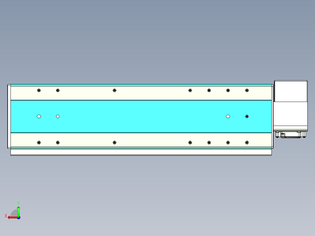 威洛博VBC同步带传动一无尘环境VBC17-L45-S400-BRU-ZP75-C3后视图