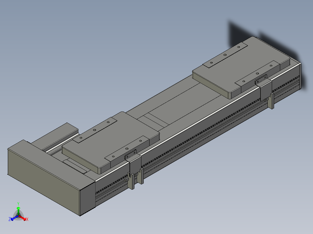 直线模组LHC14-S350-R设计图纸