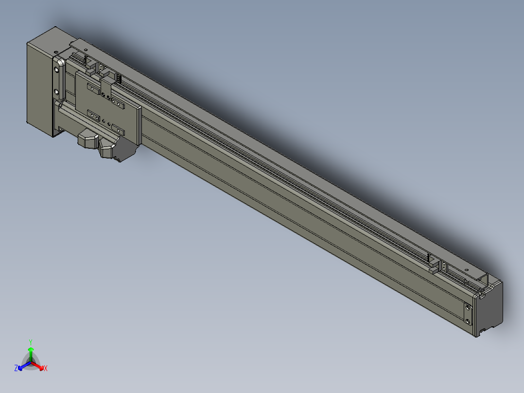 VF丝杆传动-一般环境VT5-S480-BL正等轴测图