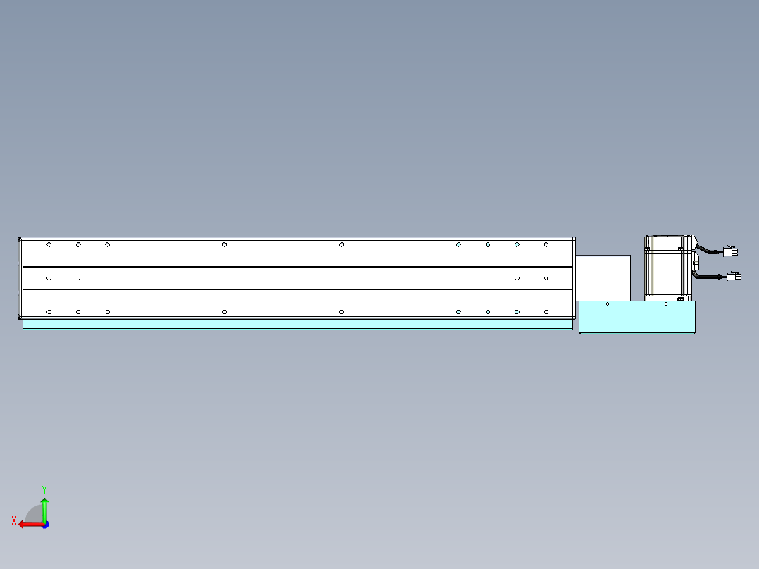 威洛博VBF同步带传动一般环境VBF14-L45-S650-BL-ZP75-C3后视图